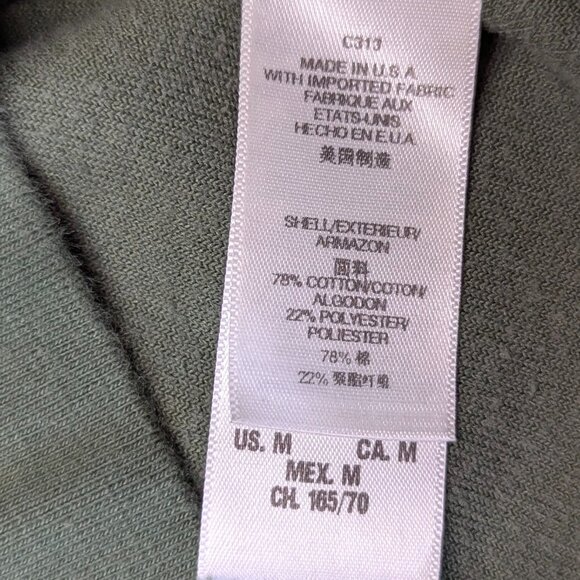 Juicy Couture Size Medium Olive Velour Jacket - Picture 12 of 14